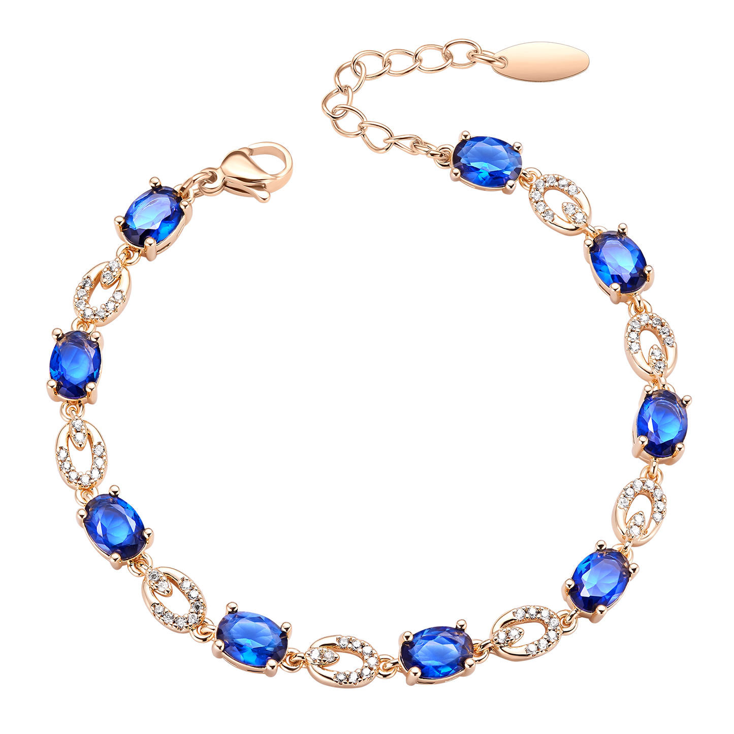 TIMEMATRIX 18K Gold Plated Eternal Bracelet for Women | Sparkling Jewelry | Ideal Gift for Girlfriend, Wife & Mother