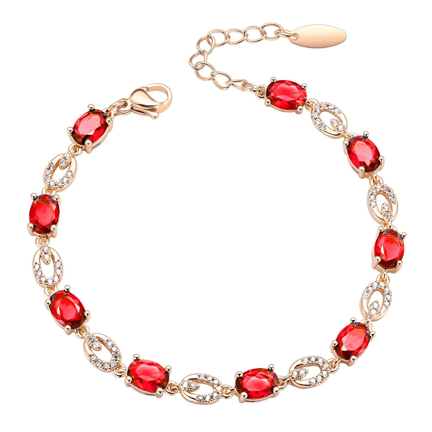 TIMEMATRIX 18K Gold Plated Eternal Bracelet for Women | Sparkling Jewelry | Ideal Gift for Girlfriend, Wife & Mother