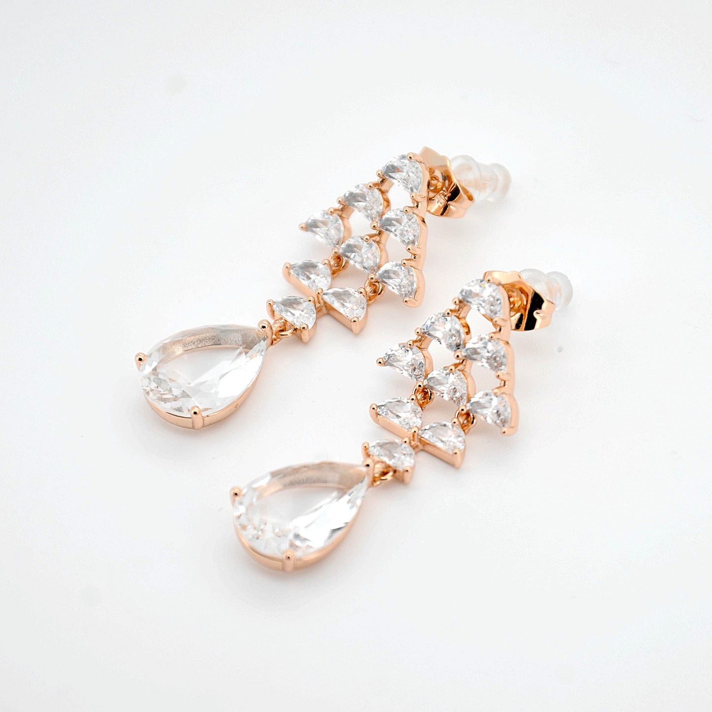Festive Christmas Tree Earrings for Women | 18K Gold Plated Brass with CZ Pendant | Holiday Party & Winter Glam Jewelry | Perfect Christmas/Birthday Gift for Her