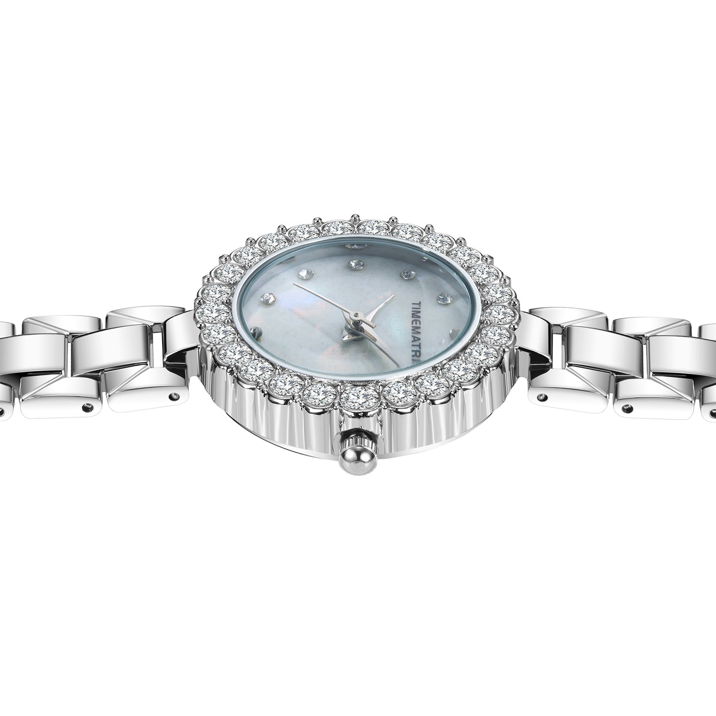 TIMEMATRIX Women's Elegant Mother-of-Pearl Watch | Stainless Steel & Quartz | 3ATM Daily Waterproof | Business Casual & Party Wristwatch | Gift for Her/Anniversary